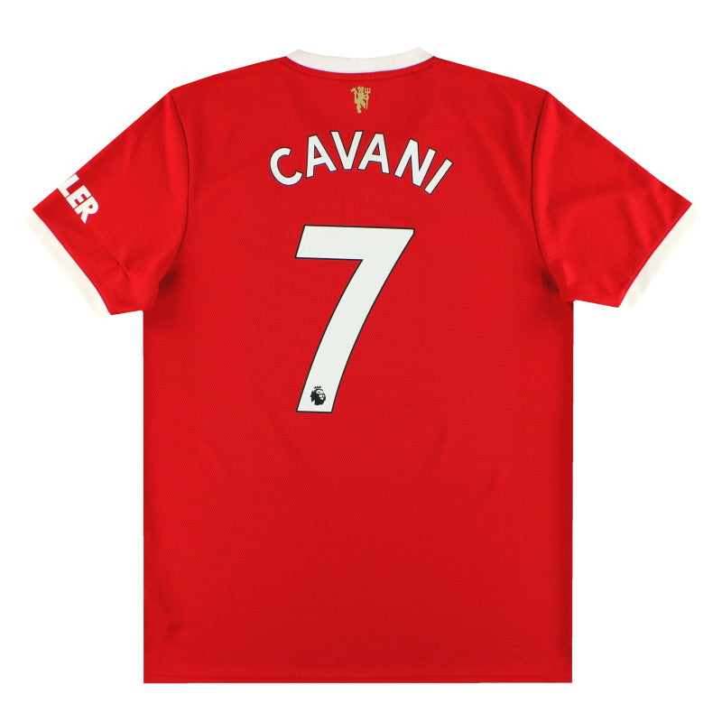 2021-22 Manchester United adidas camiseta local Cavani #7 L