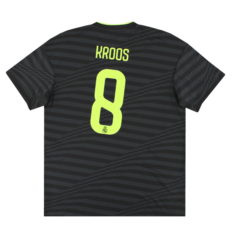 Camiseta del Real Madrid adidas Tercera Equipación 2022-23 Kroos #8 *con etiquetas* XL