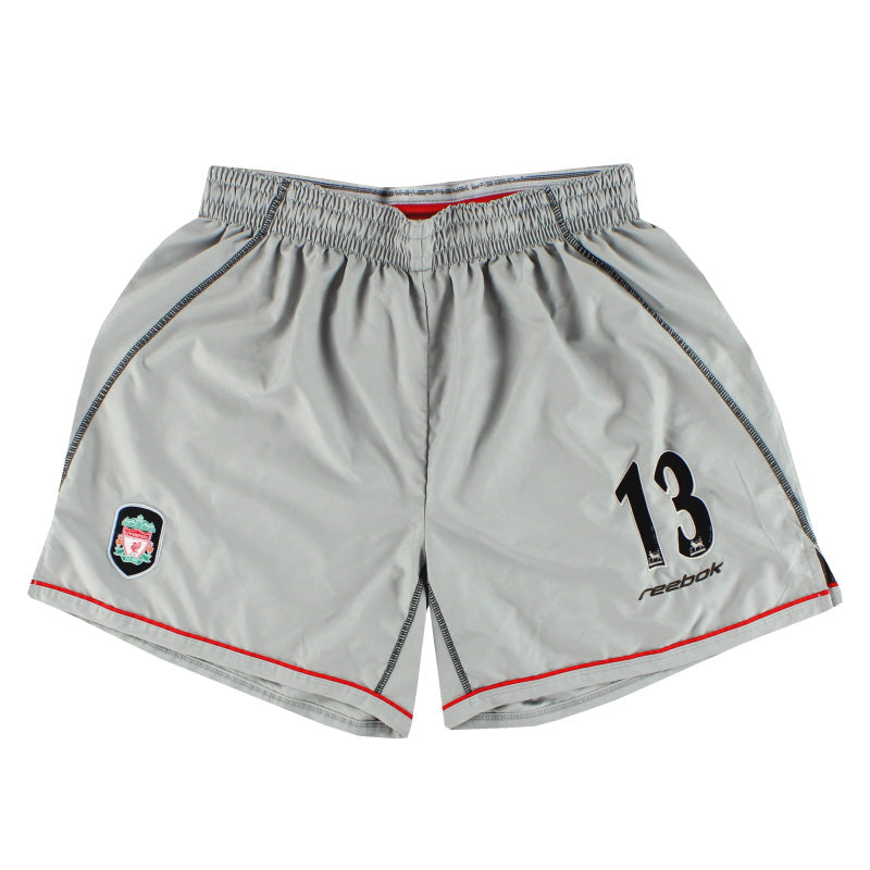 2002-04 Liverpool Reebok Away Shorts #13 L - Classic Football Kit
