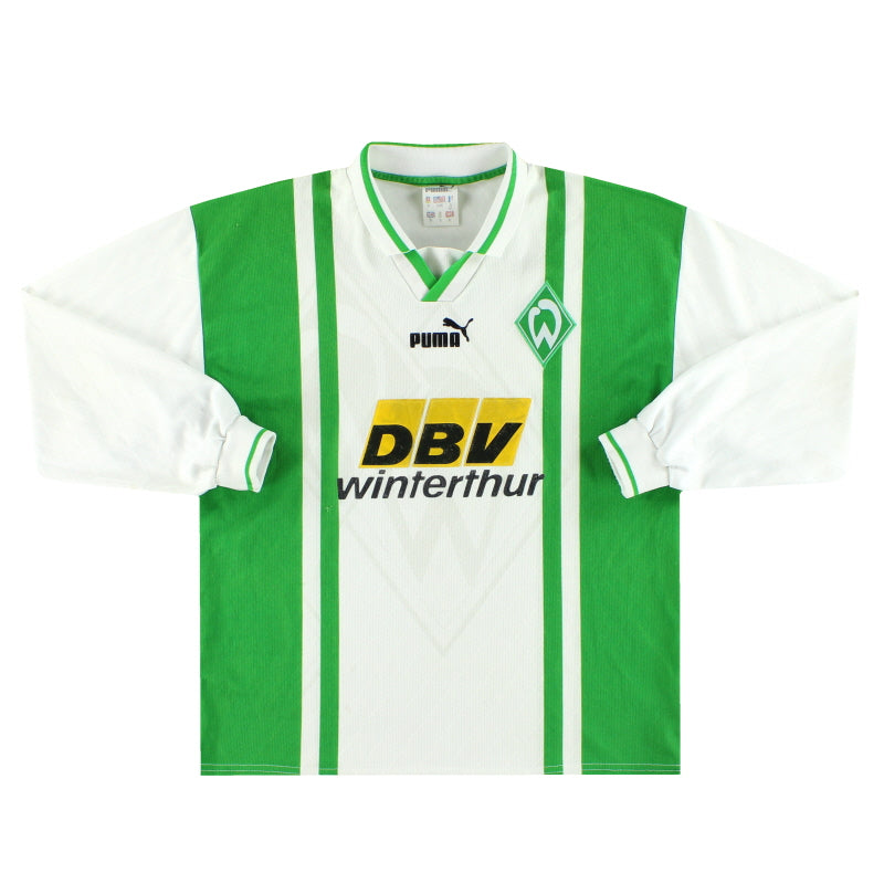 Camiseta Puma Werder Bremen local 1996-97 Manga Larga