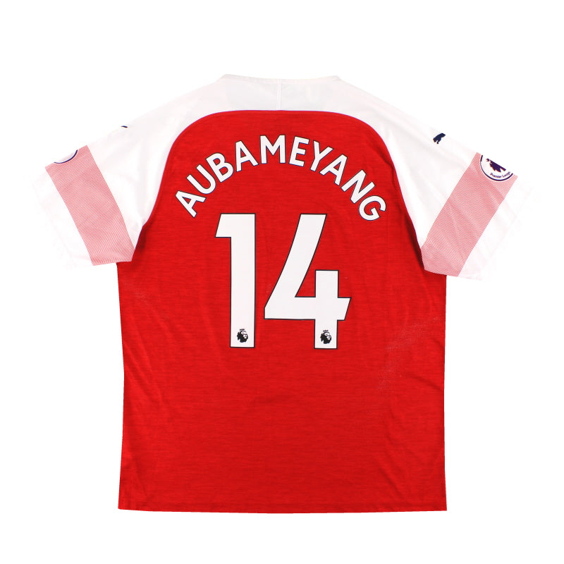 Camiseta de local Puma del Arsenal 2018-19 Aubameyang #14 XL