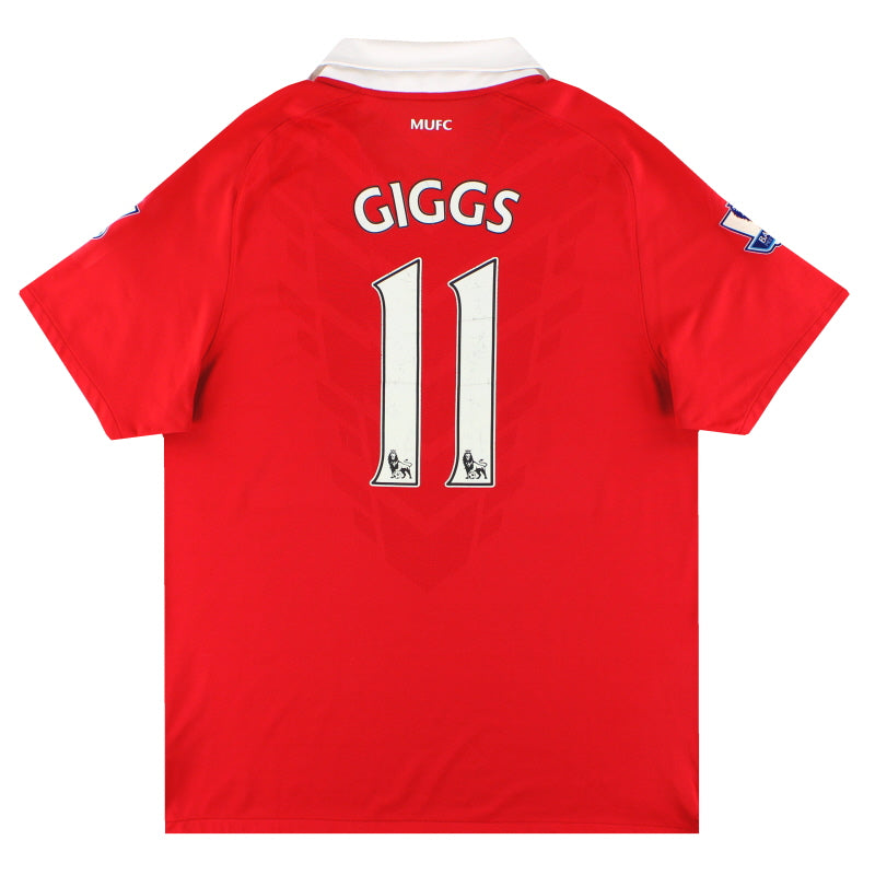 Camiseta de local Nike del Manchester United 2010-11 Giggs #11 L