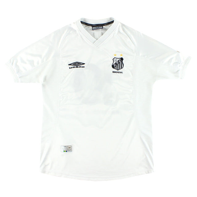 2001 Santos Umbro Home Shirt #10 L