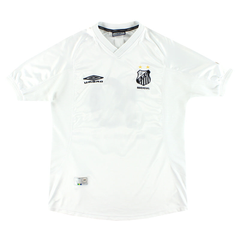 Camiseta Umbro Santos Local 2001 #10 L