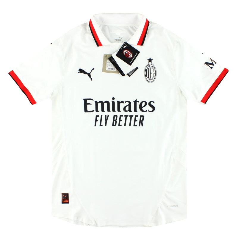 Camiseta auténtica Puma de visitante del AC Milan 2024-25 *Nueva con etiquetas* Talla S