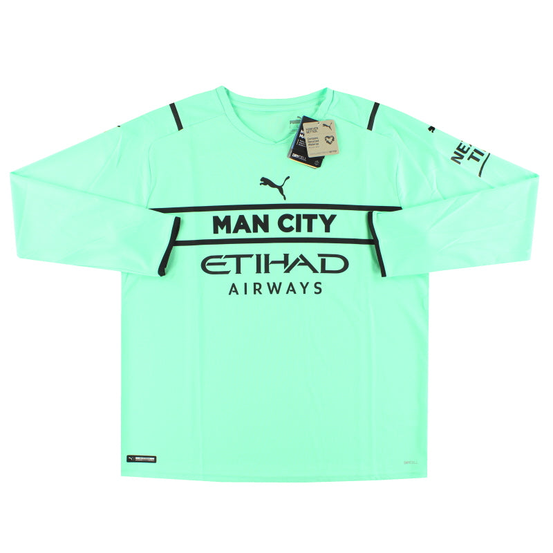 2021-22 Camiseta de Portero Puma Tercera del Manchester City *con etiquetas* M