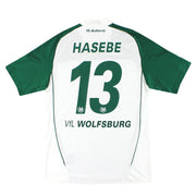 2010-11 Wolfsburg adidas Camiseta Local Hasebe #13 *Como Nueva* M