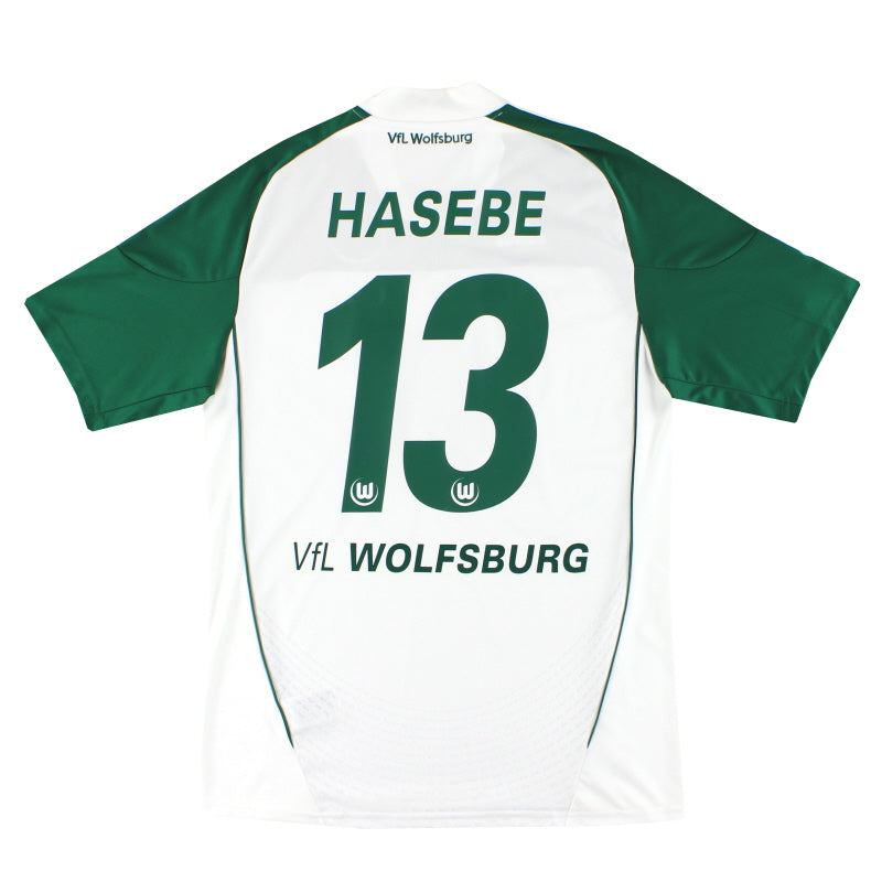 2010-11 Wolfsburg adidas Camiseta Local Hasebe #13 *Como Nueva* M