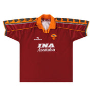 1998-99 Roma Diadora Camiseta Básica Local Y