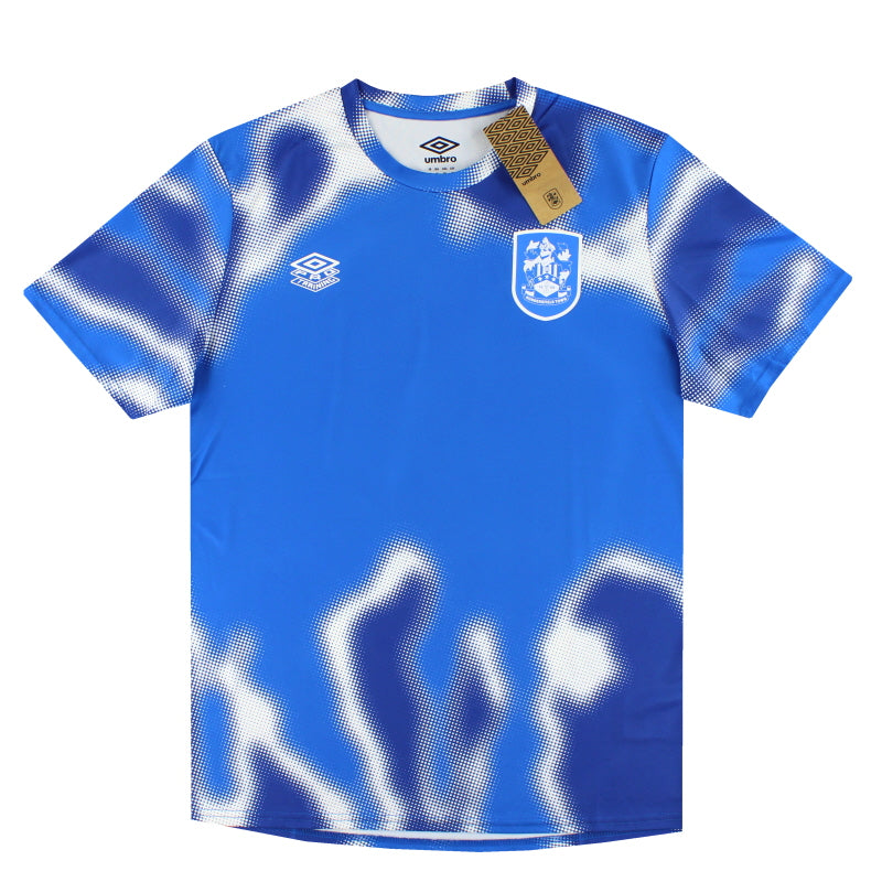 2024-25 Huddersfield Umbro Camiseta de Calentamiento *Nueva en Caja* L