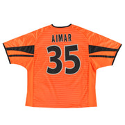 Camiseta de la segunda equipación del Valencia Nike 2001-02 Aimar #35 L