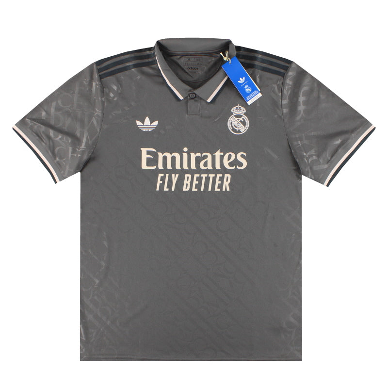 Camiseta Adidas del Real Madrid de la tercera equipación 2024-25 *Nueva con etiquetas* Talla L
