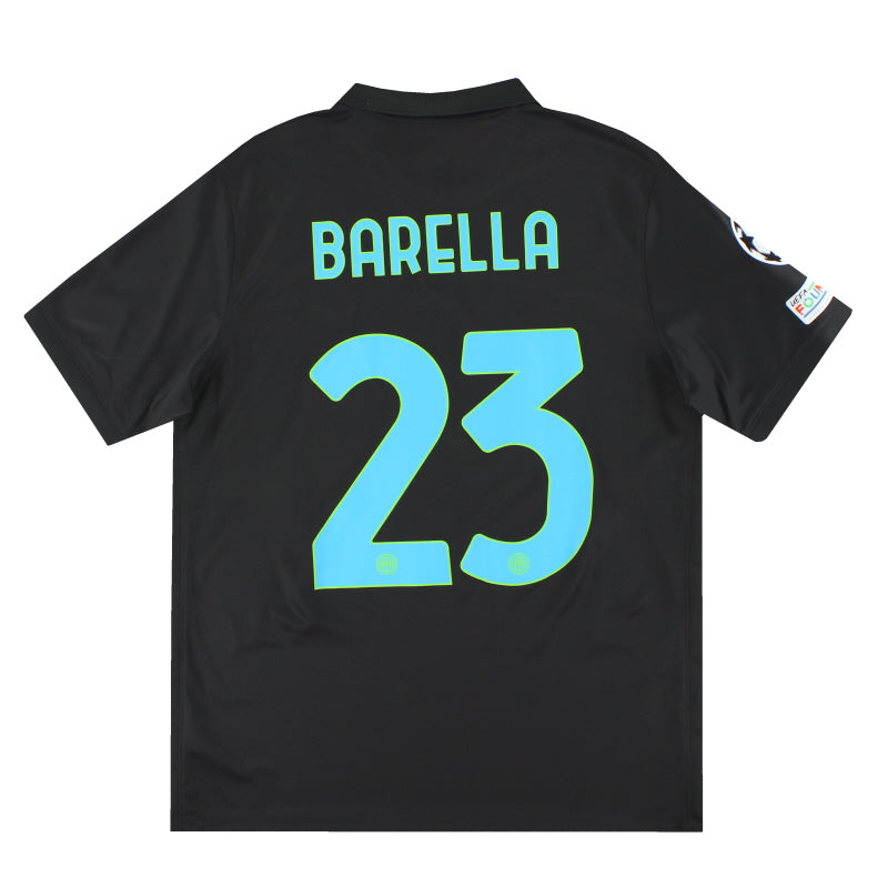 Camiseta Nike Inter de Milán Tercera equipación 2021-22 Barella #23 *con etiquetas* L