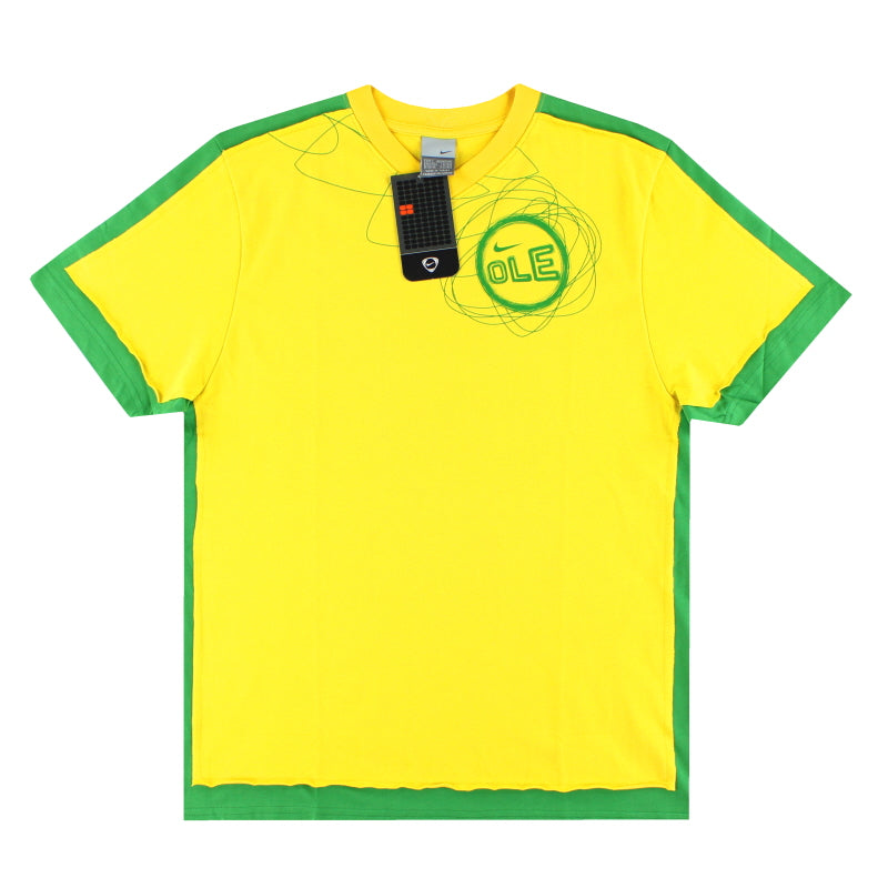 Camiseta gráfica Nike Brasil 'Olé' 2003-04 *A ESTRENAR* L
