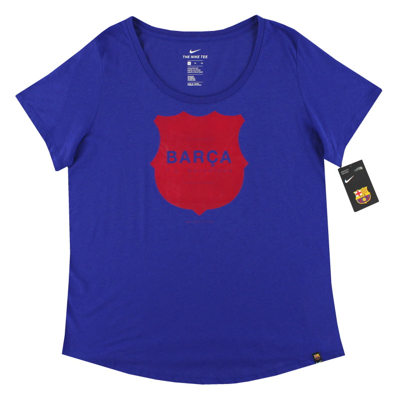 Camiseta gráfica Nike de mujer del FC Barcelona 2017-18 *con etiquetas* XL