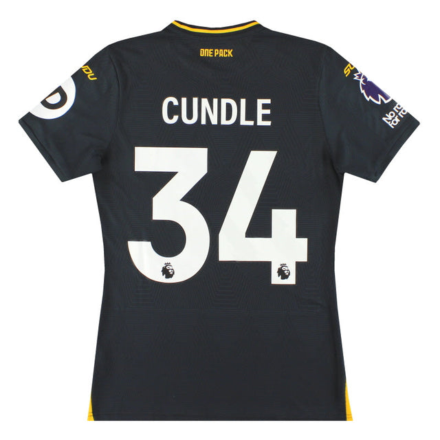 2024-25 Wolves Sudu Player Issue Away Shirt Cundle #34 M