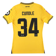 Camiseta de local del Wolves Sudu 2024-25 para jugador Cundle #34 M