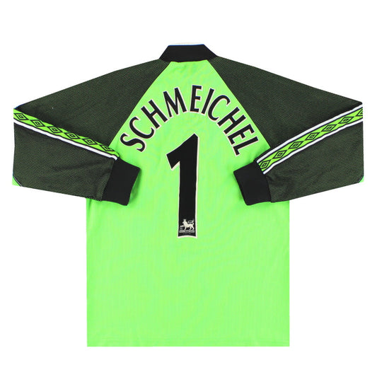 1998-99 Manchester United Umbro Goalkeeper Shirt Schmeichel #1 Y