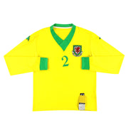 Camiseta de jugador de Gales Kappa 2006-07 '130º Aniversario' de visitante #2 *con etiquetas* XL