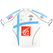 2005-06 Olympique Marseille adidas camiseta de partido local "Finale" #10 Talla XL