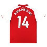 Camiseta de local Puma del Arsenal 2017-18 Aubameyang #14 XL