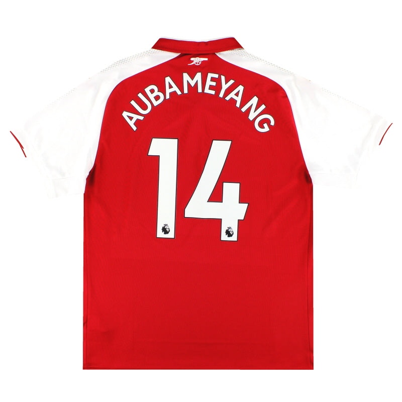 Camiseta de local Puma del Arsenal 2017-18 Aubameyang #14 XL