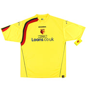 Camiseta de casa del Watford Diadora 'Play-off Final' 2005-06 *A ESTRENAR EN SU CAJA ORIGINAL* XL