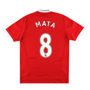 Camiseta de casa adidas del Manchester United 2015-16 Mata #8 M