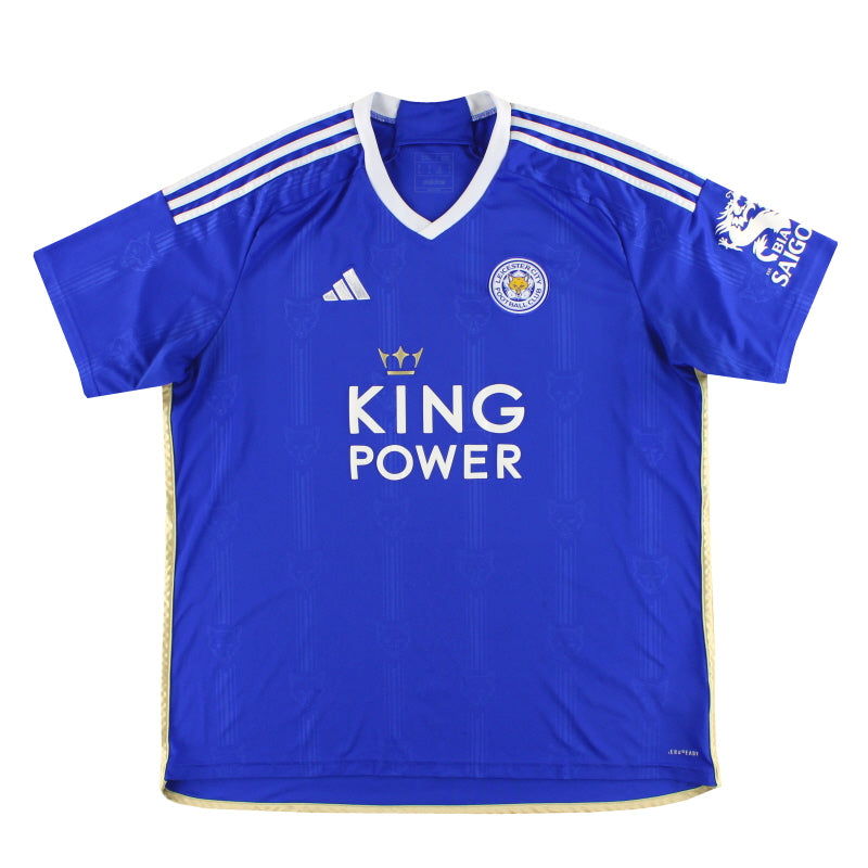 Camiseta de local Leicester adidas 2023-24 XXL