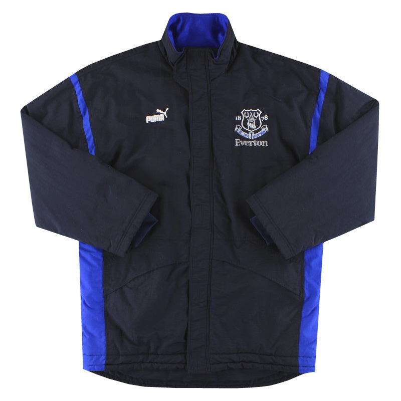 2002-03 Everton Puma Abrigo Acolchado de Banquillo M