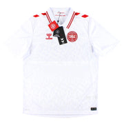 Camiseta de visitante Hummel de Dinamarca 2024-25 *Nueva en caja* Talla M