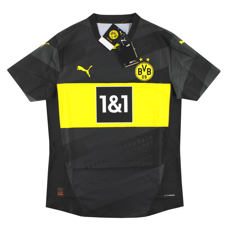 Camiseta Auténtica Visitante Puma del Borussia Dortmund 2024-25 *NUEVA EN CAJA* L