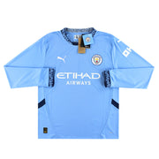Camiseta Puma de local del Manchester City 2024-25 Manga Larga *con etiquetas*