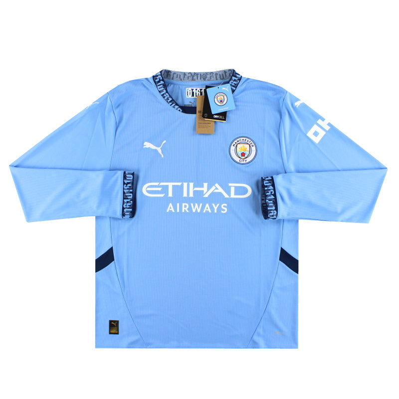 Camiseta Puma de local del Manchester City 2024-25 Manga Larga *con etiquetas*