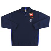 1998-99 Rangers Nike Suéter Cuello Chal *con etiquetas* L