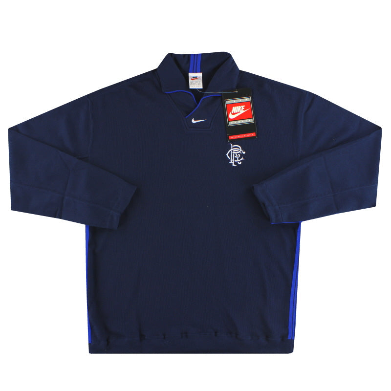 1998-99 Rangers Nike Suéter Cuello Chal *con etiquetas* L