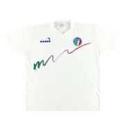 1993-94 Italy Diadora Training Shirt XL - Classic Football Kit