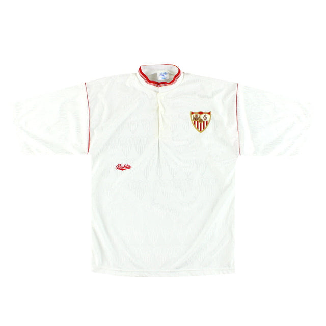1990-92 Sevilla Bukta Home Shirt M