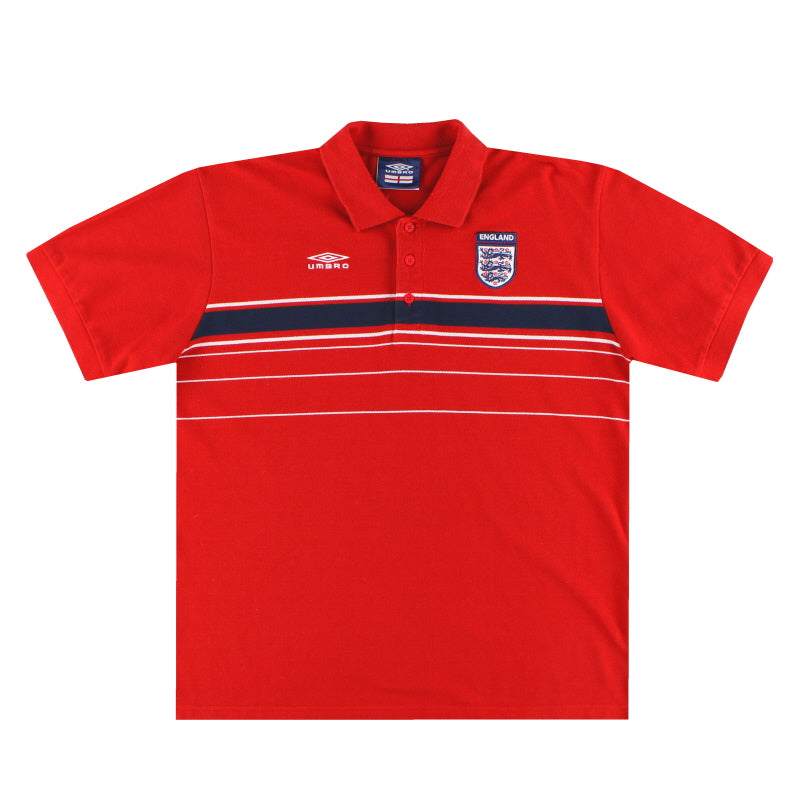 2001-03 Inglaterra Umbro Polo Talla L