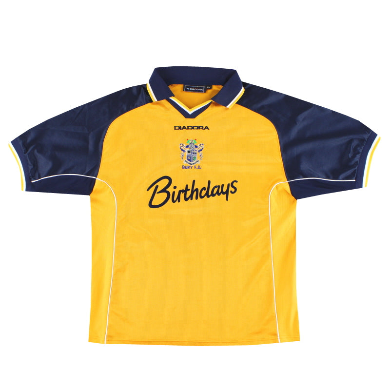 2001-02 Bury Diadora Away Shirt L - Classic Football Kit