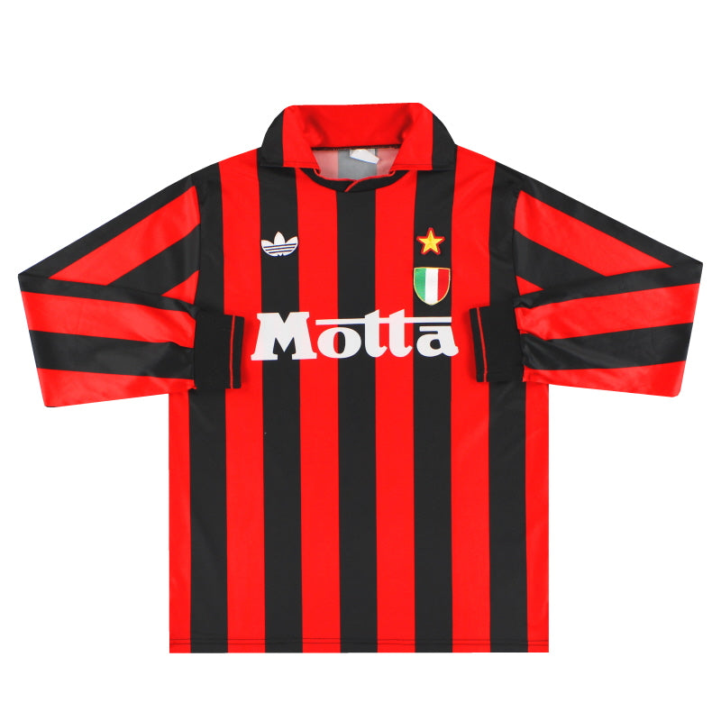 Camiseta de local del AC Milan adidas 1992-93 de manga larga
