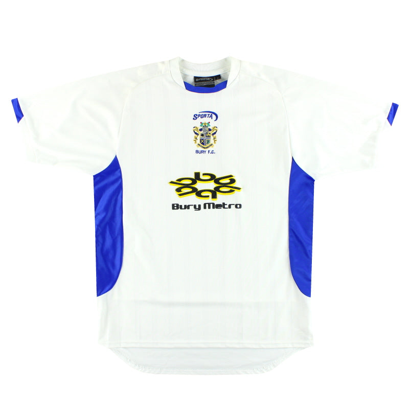 Camiseta de casa del Bury 2003-04 XL