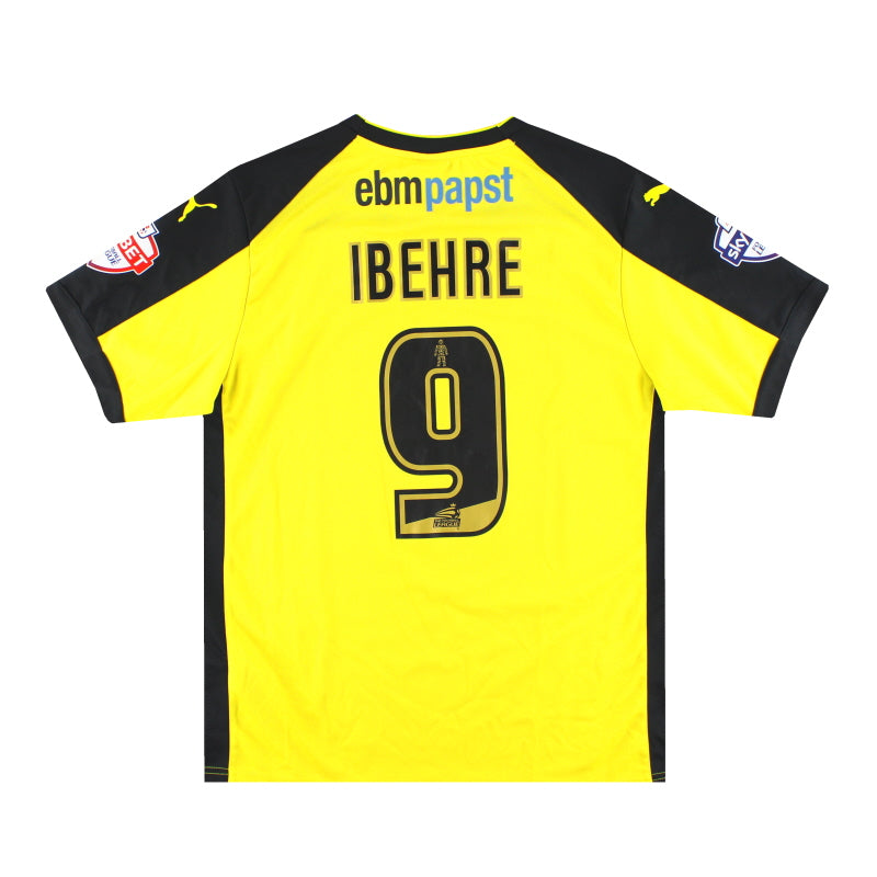 2014-15 Colchester United Puma Camiseta de visitante, emitida para partido, Ibehre #9 L