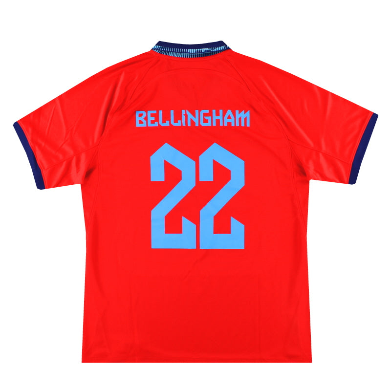 Camiseta Visitante Inglaterra Nike 2022-23 Bellingham #22 *con etiquetas* L