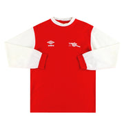 Camiseta local manga larga Umbro del Arsenal 1981-82