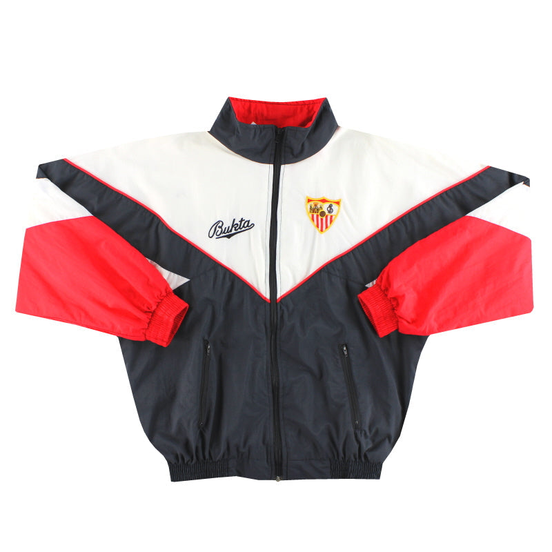 1990-92 Chaqueta de chándal Sevilla Bukta Talla L