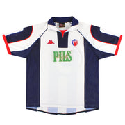 Camiseta de la segunda equipación del Estrella Roja de Belgrado Kappa #5 de 1998-00, talla XL