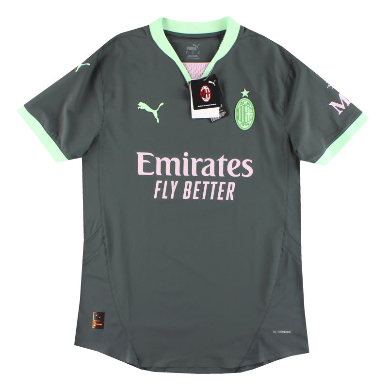 Camiseta auténtica Puma AC Milan Tercera Equipación 2024-25 *con etiquetas* XS