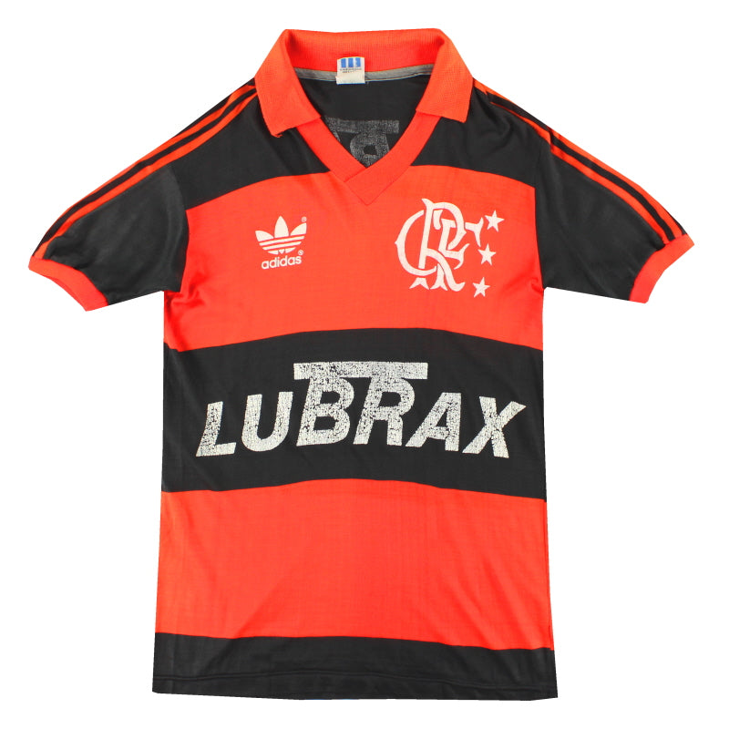 1987-89 Camiseta local adidas del Flamengo #10 M