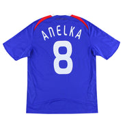 2007-08 Francia adidas Camiseta Local Anelka #8 M
